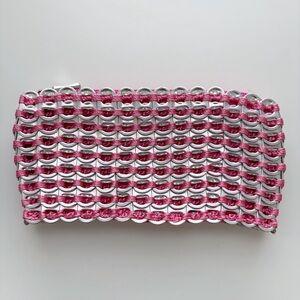 Escama Studio Clutch Bag Pop Tab Chica Rosa